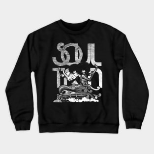 PENCIL WHITE- SOUL TRAIN- DANCE TIMES Crewneck Sweatshirt